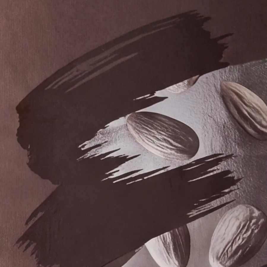 Detail of the Velvet Almond painted smudge window